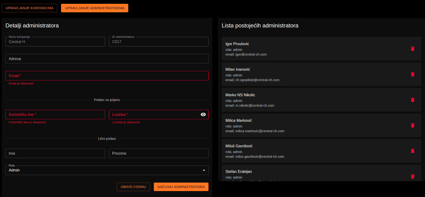 User Management